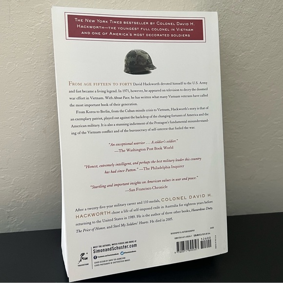 About Face - Colonel David H Hackworth [Paperback] - Picture 2 of 2